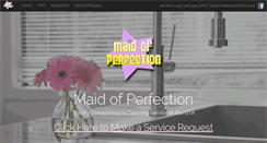 Desktop Screenshot of maidofperfection.com